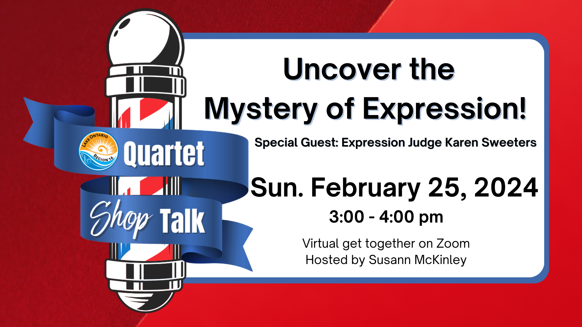 Quartet Shop Talk: Mysteries of the Expression Category!